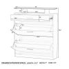 [VIDEO provided] Slim Entryway Organizer with 2 Flip Drawers, Tempered Glass Top Shoe Storage Cabinet with Drawer, Free Standing Shoe Rack with LED Li