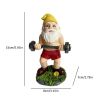 Creative Gnome Garden Statues Outdoor Gardening Dwarf Ornaments Dwarf Sexy Funny Garden Home Sculptures Decoartion Dropshipping