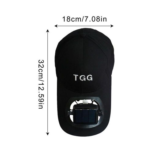 Solar Powered Fan Hat Sun Hat Cooling Hats Fan Hat Summer Fan Cooling Baseball Hat Caps Solar Powered Fan Hat For Outdoor Sport