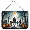 NEW Werewolves Spooky Halloween Wall or Door Hanging Prints Aluminum Metal Sign Kitchen Wall Bar Bathroom Plaque Home Decor, 8HX12W, Multicolor