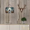 NEW Werewolves Spooky Halloween Wall or Door Hanging Prints Aluminum Metal Sign Kitchen Wall Bar Bathroom Plaque Home Decor, 8HX12W, Multicolor