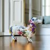 Colorful Dachshund Statue Colorful Dachshund Dog Figurine Graffiti Dachshund Dog Sculpture Animal Statue Art Figurine For Living